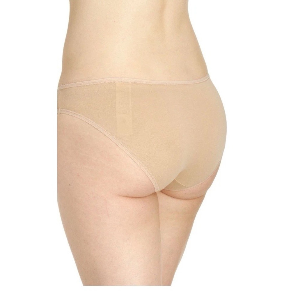 Calvin Klein Women's Form Bikini Panty‎ qd3644 Nude Beige Size Medium CK - Picture 2 of 5